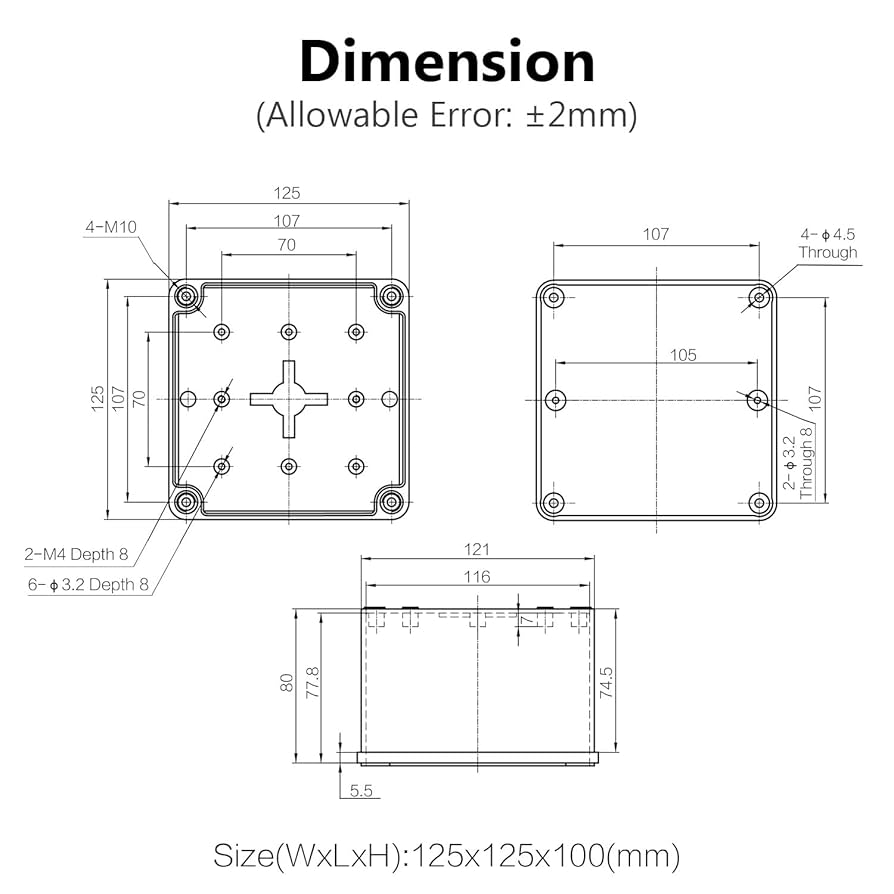 Hiloto 「NewLevelUnlocked」 Special Box LeMotech Waterproof Dustproof IP67 Junction Box DIY Case